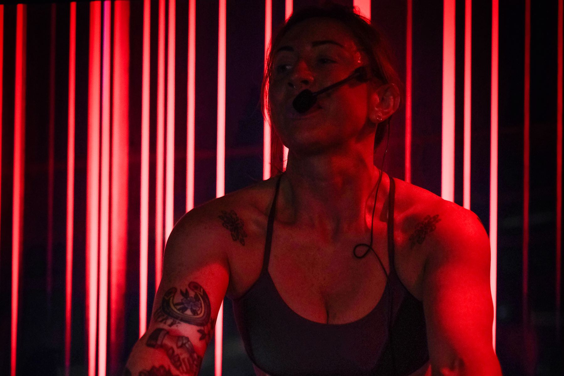 Riding to the beat in the Re.Cycle studio at Rumble Dalston