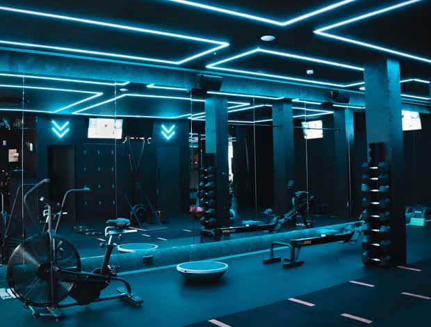 The Re.HIIT circuit floor at Rumble Fitzrovia